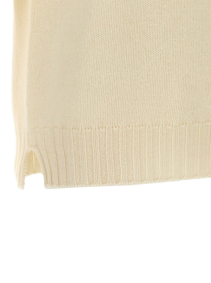 White High Neck Sweater 4