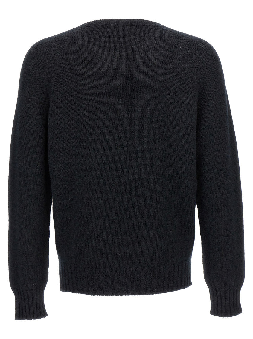 Black Crew-Neck Sweater 2