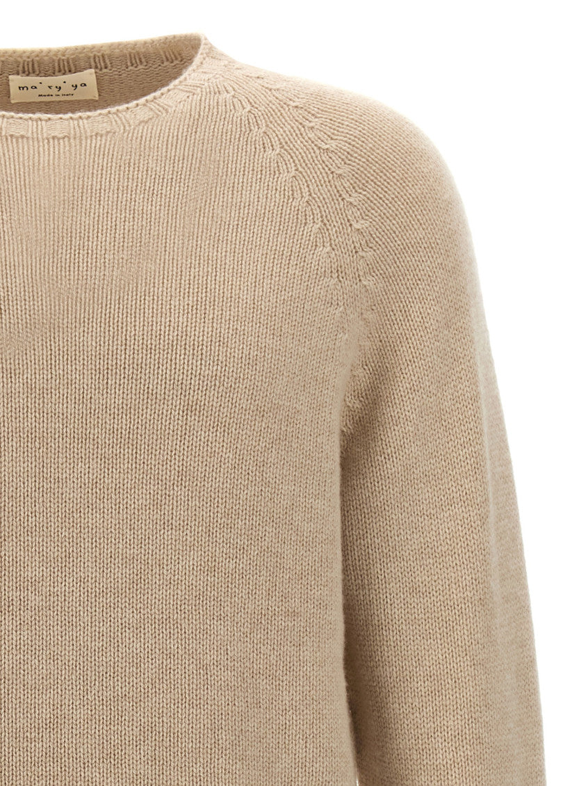 Beige Crew-Neck Sweater 3
