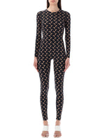 Black Allover Moon Jumpsuit 1