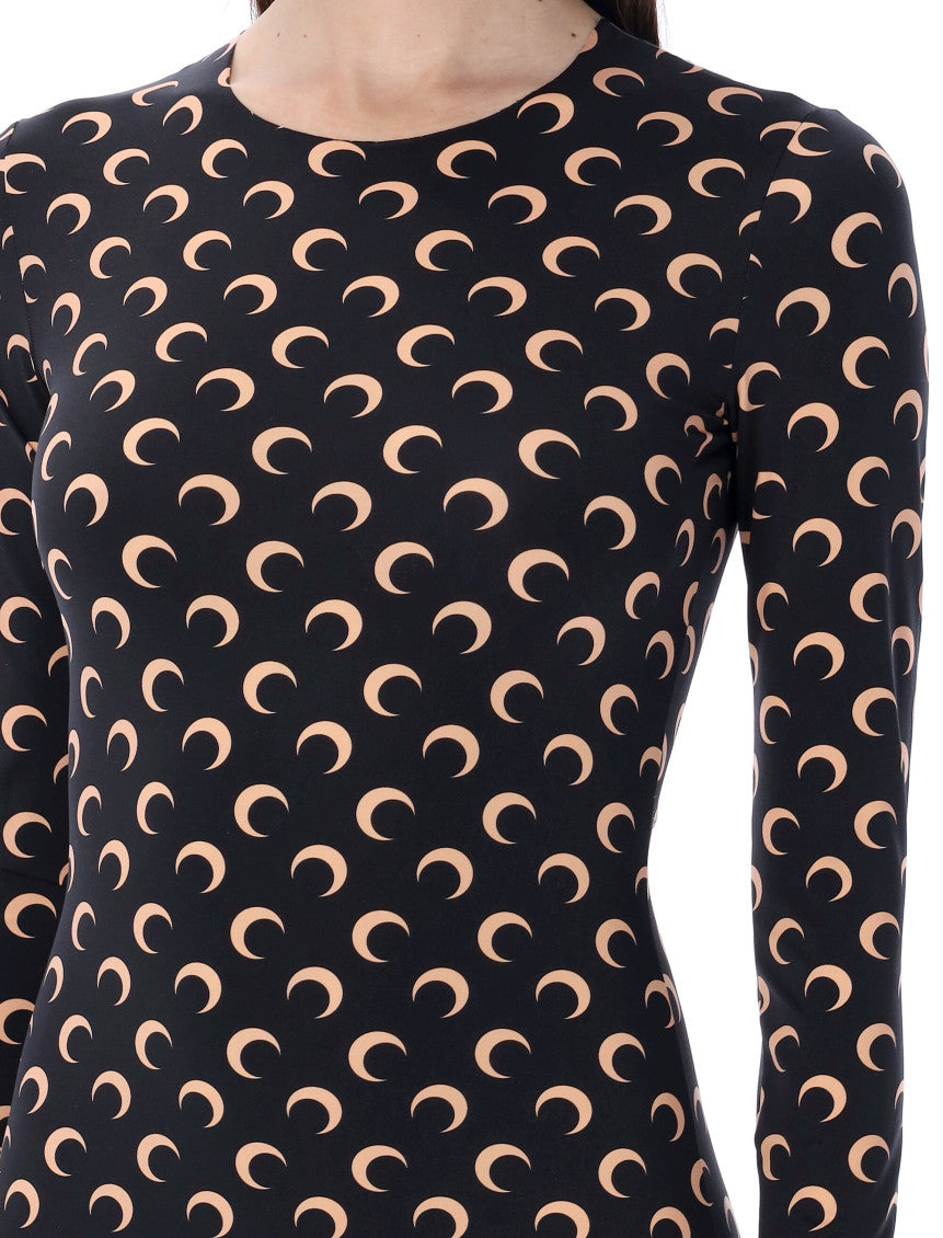 Black Allover Moon Jumpsuit 3