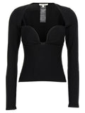 Black 'Bustier' top 1