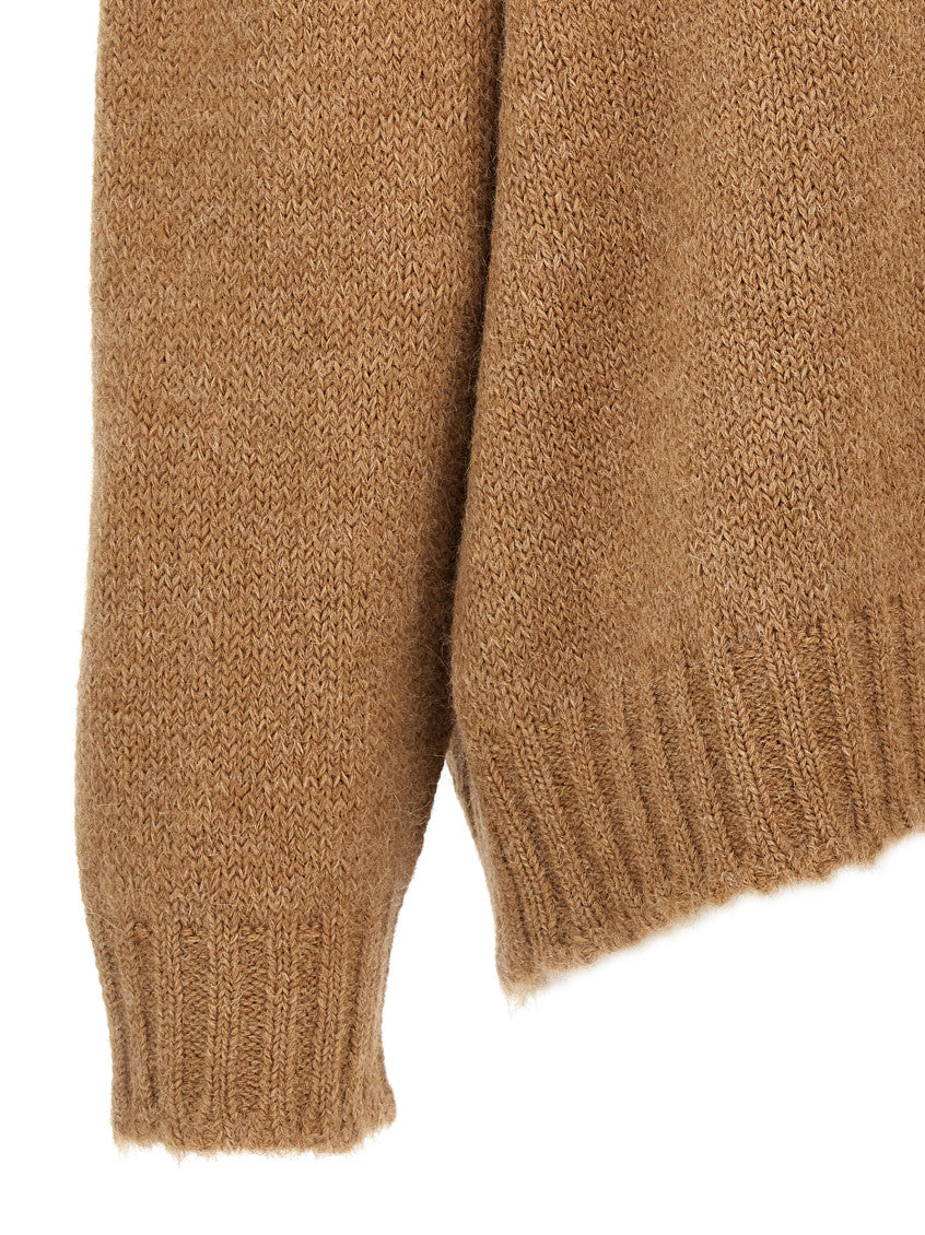 Beige High neck sweater 4