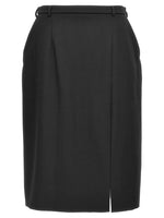 Black Slit skirt 1