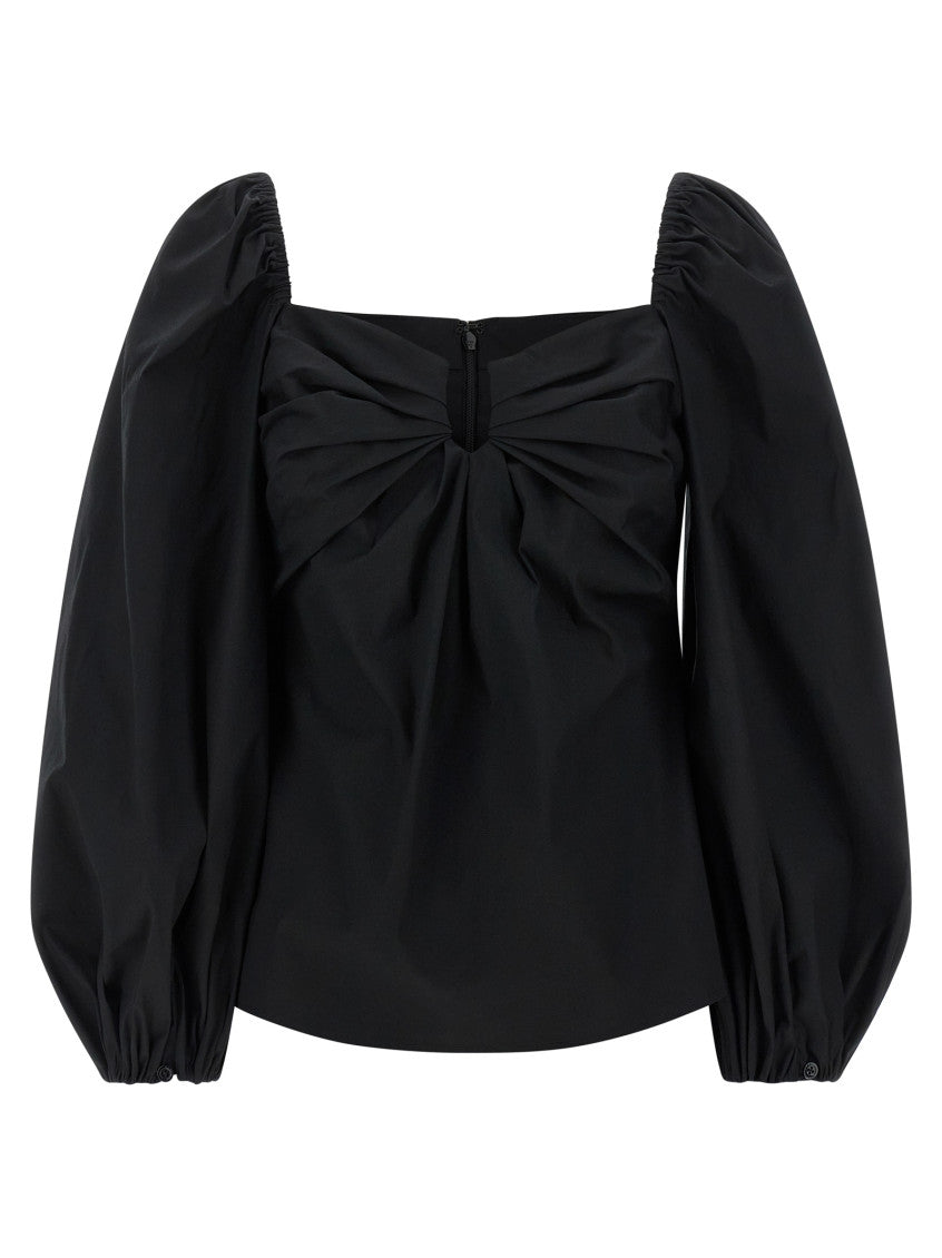 Black 'Puff' sleeve top 1