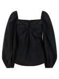 Black 'Puff' sleeve top 1