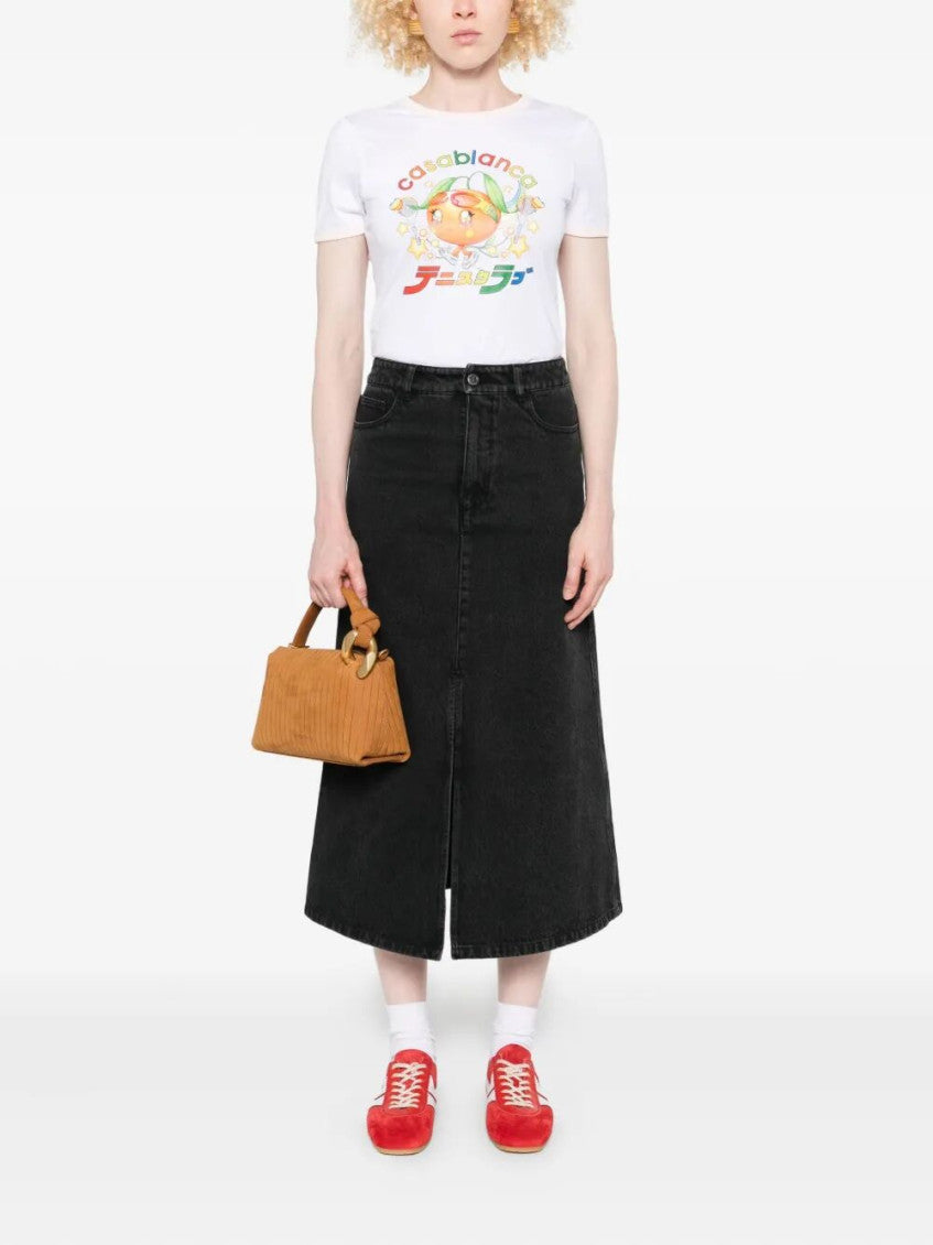 Black Denim Skirt 2