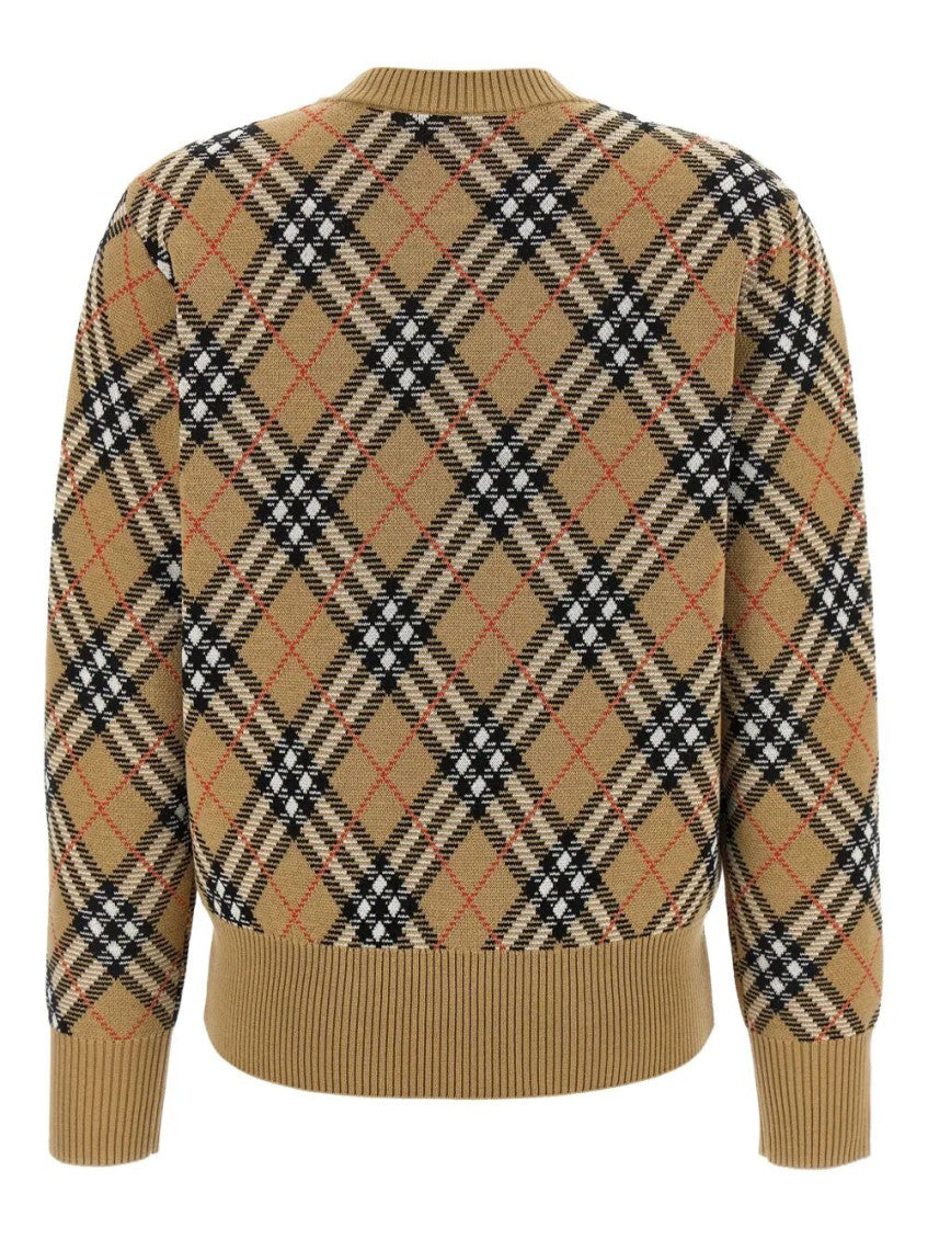 Beige Check Sweater 2