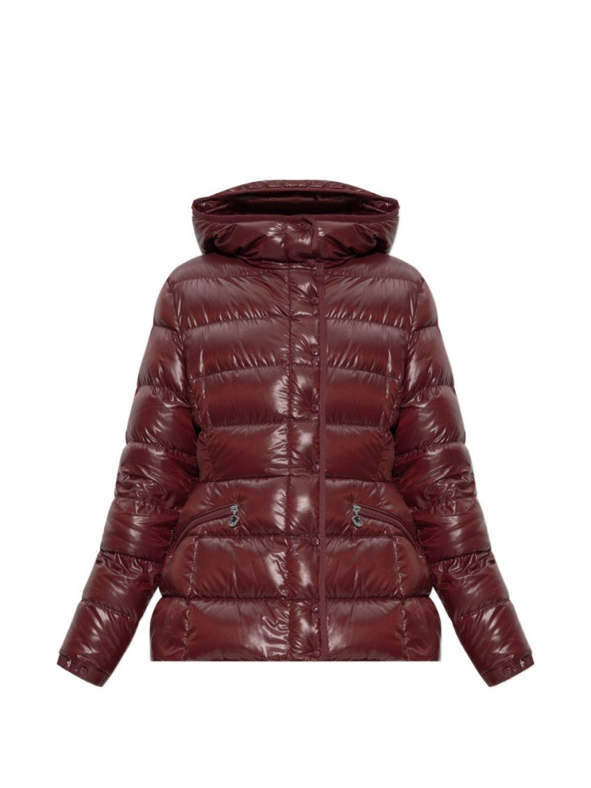 Red Solid Hood Jacket 1
