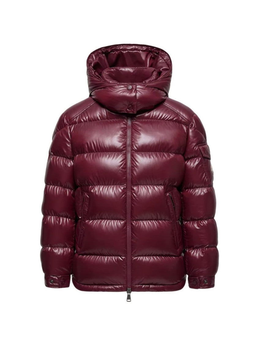 Red Quilted Hood Jacket 1