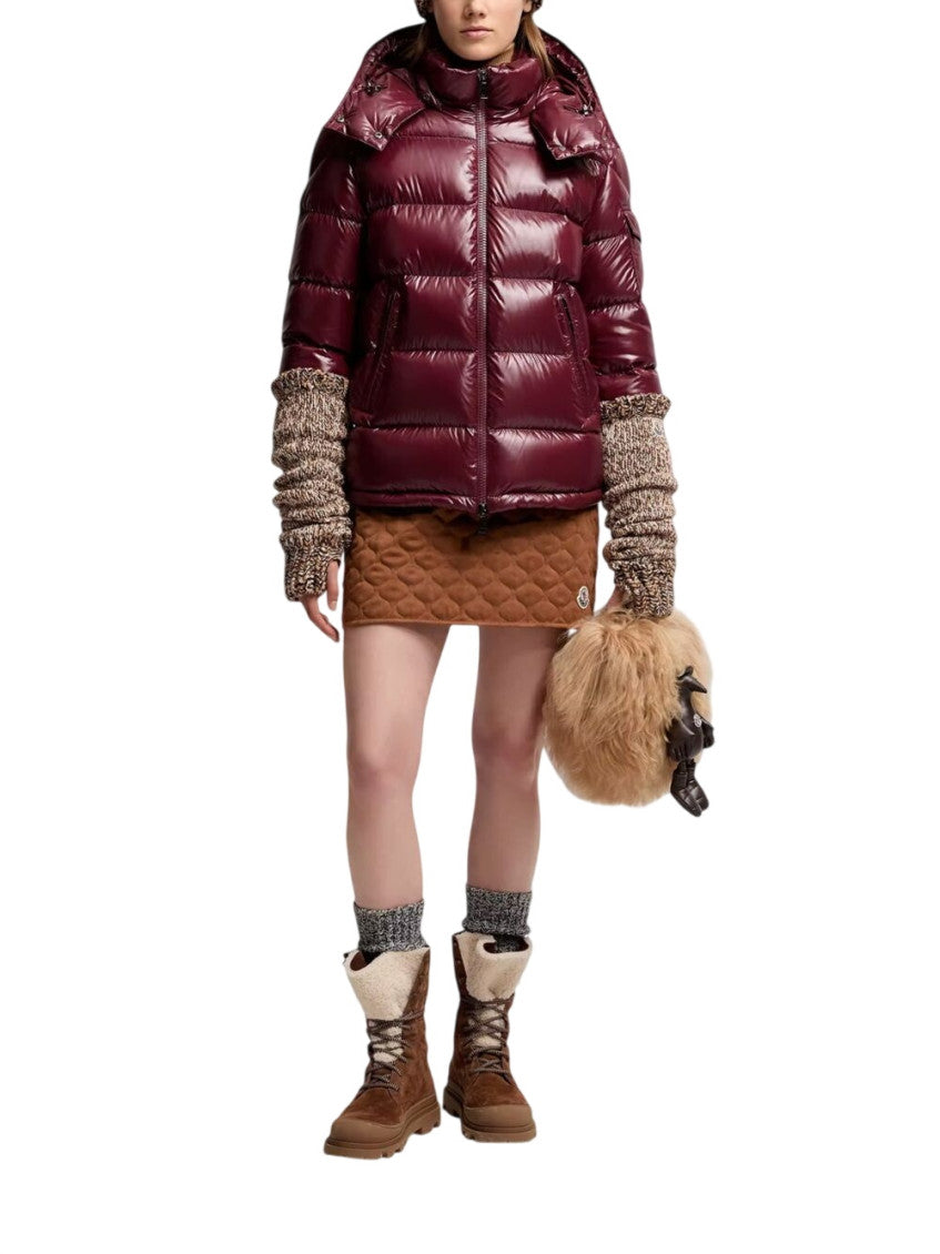 Red Quilted Hood Jacket 2