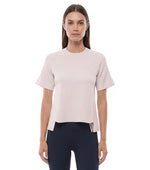 Pink Solid Crew Neck T-Shirt 1