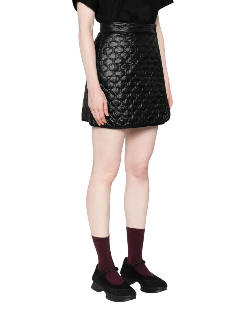 Black Quilted Mini Skirt 2