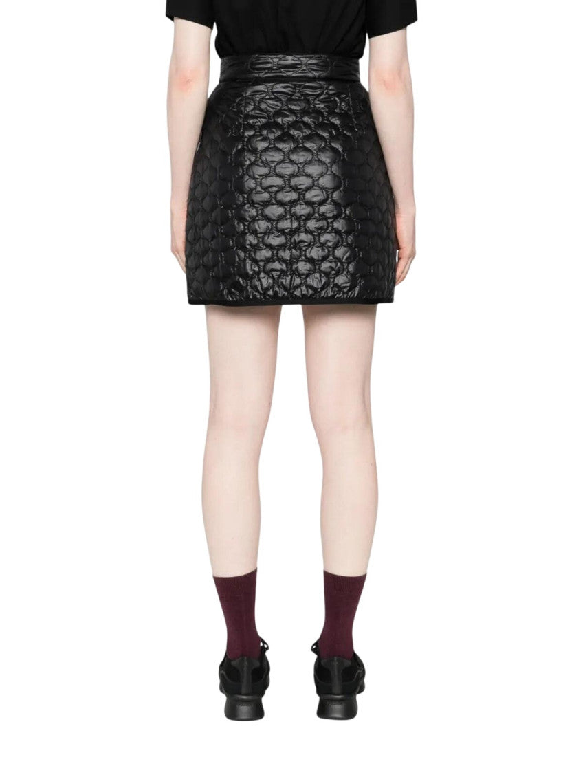Black Quilted Mini Skirt 3