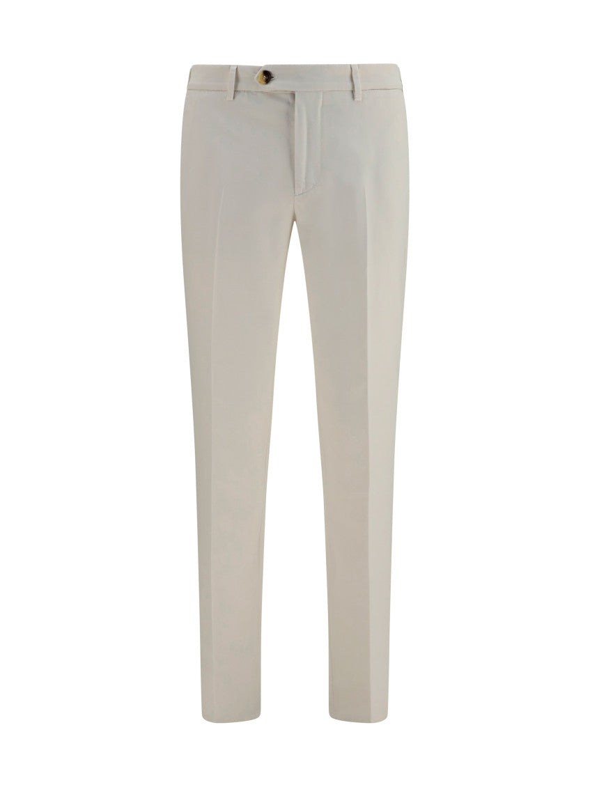 Off White Slim Trousers 1