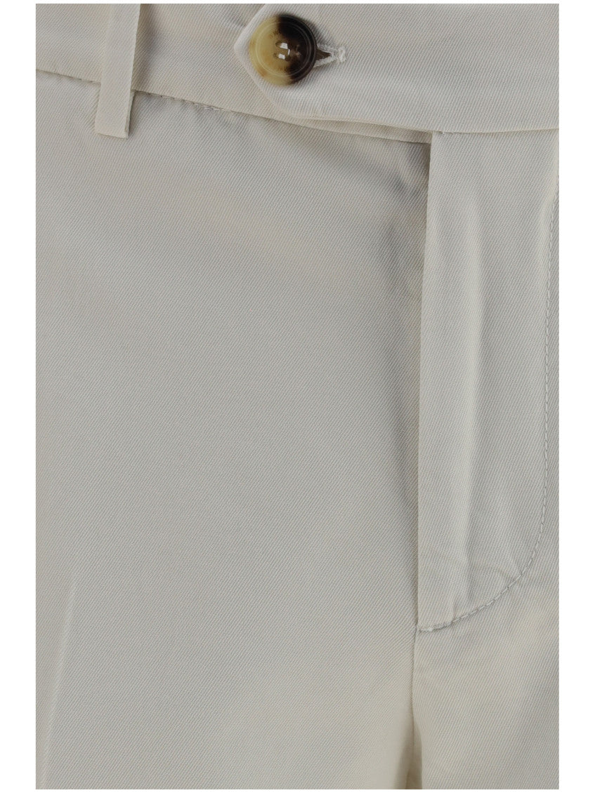 Off White Slim Trousers 3