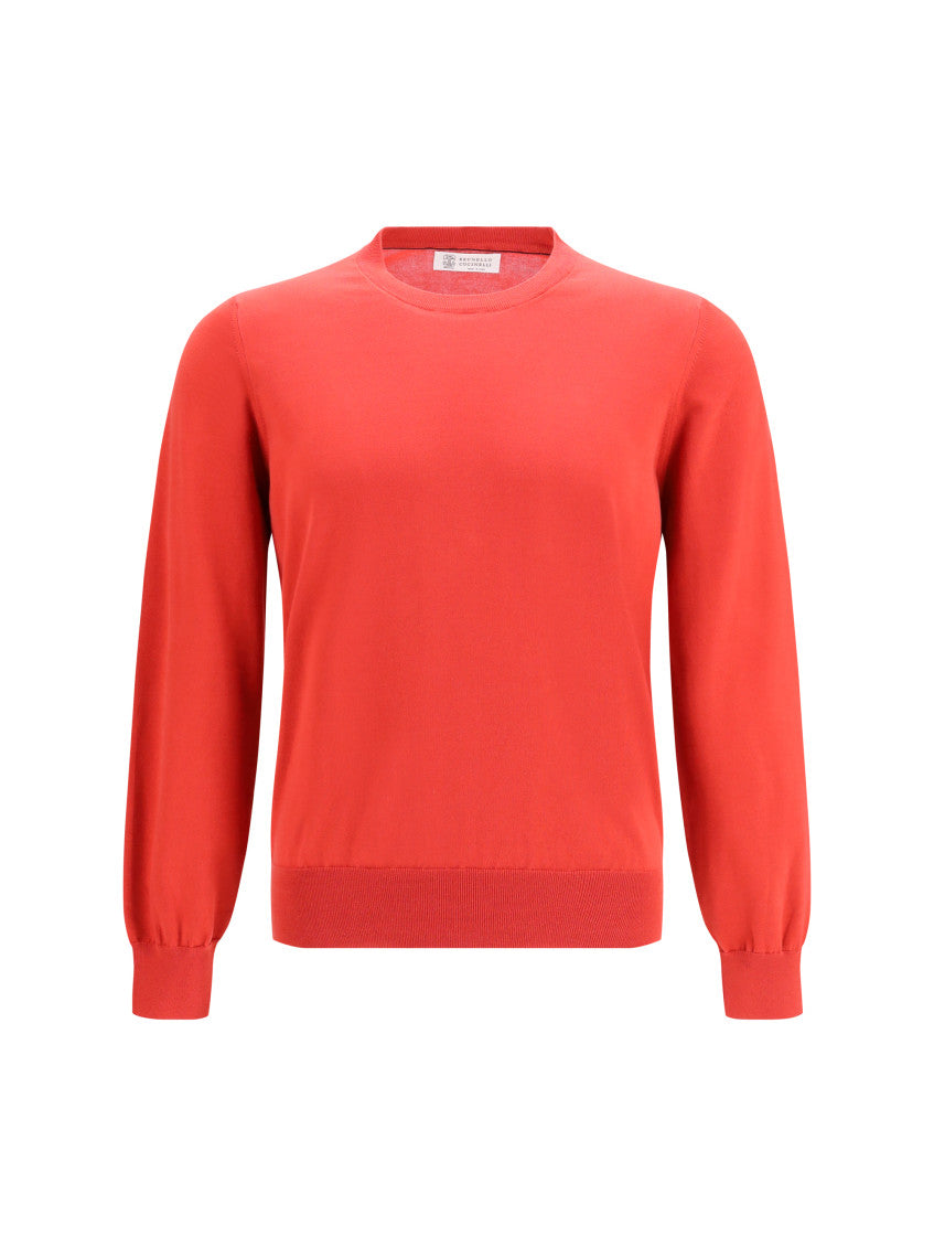 Red Crew Neck Sweater 1