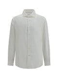 White Regular Solid Shirt 1