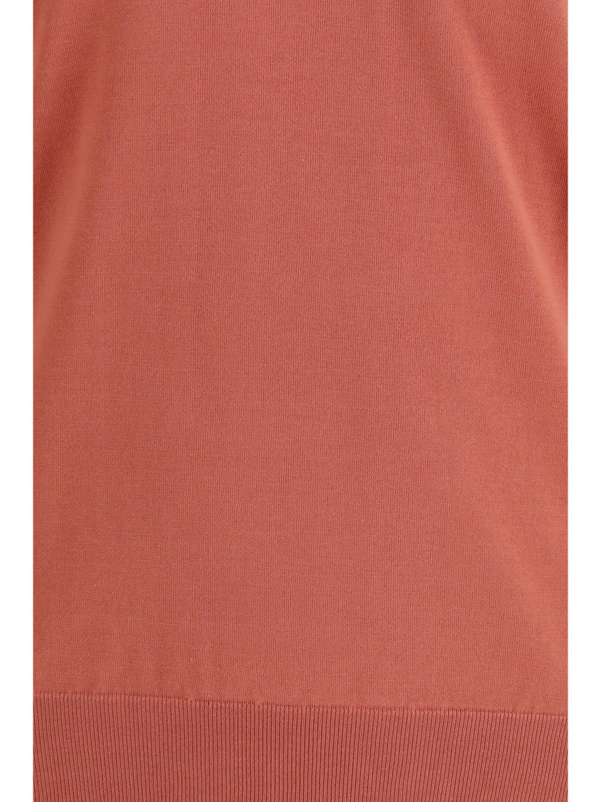 Orange Crew Neck Sweater 3