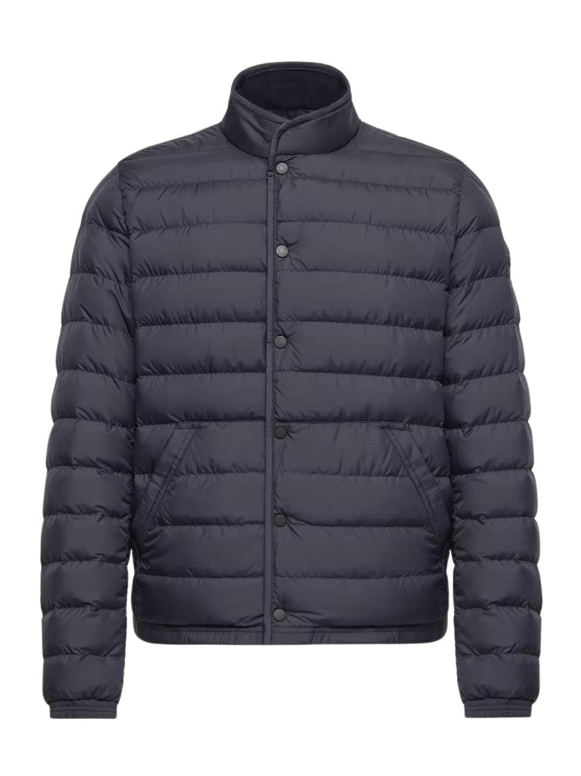 Dark Blue Quilted Jacket 1