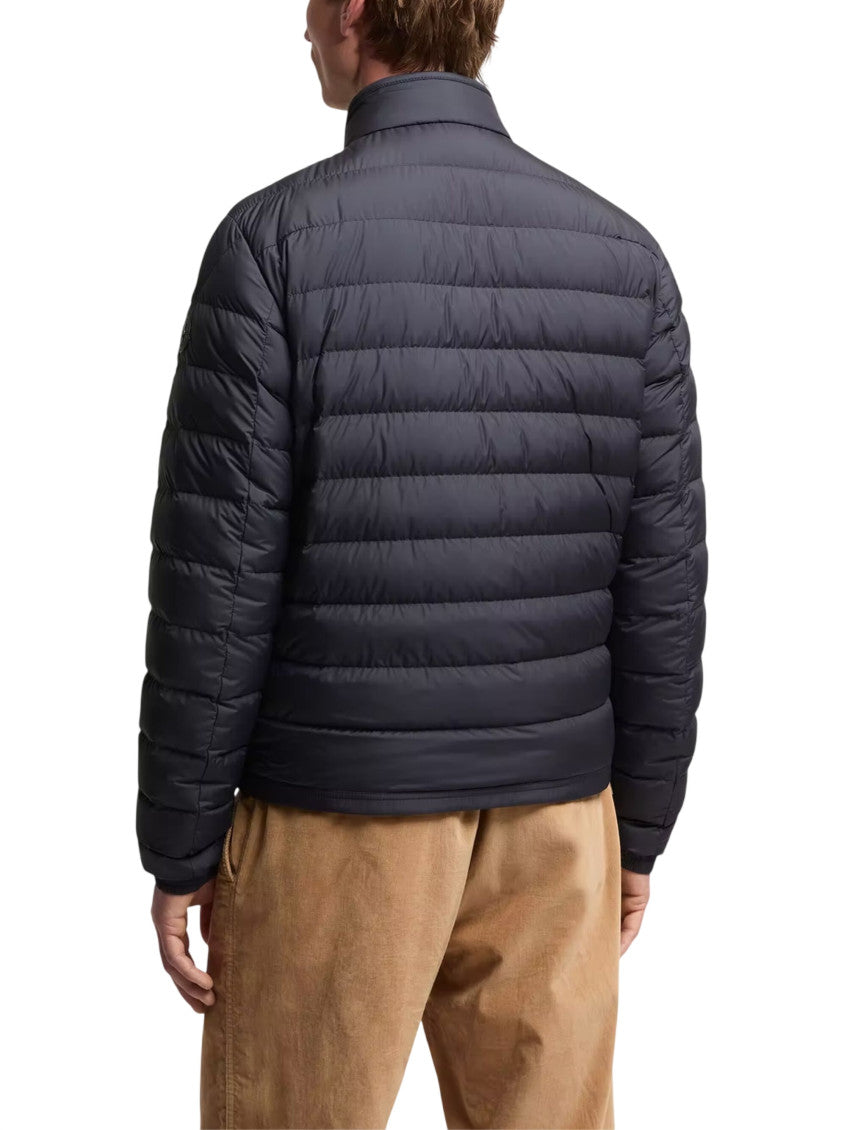 Dark Blue Quilted Jacket 3