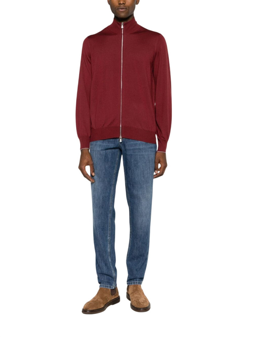 Blue Slim Mid Rise Jeans 2