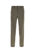 Olive Flat Front Pants 1