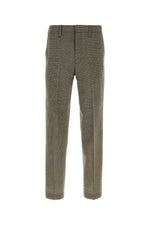 Olive Flat Front Pants 1