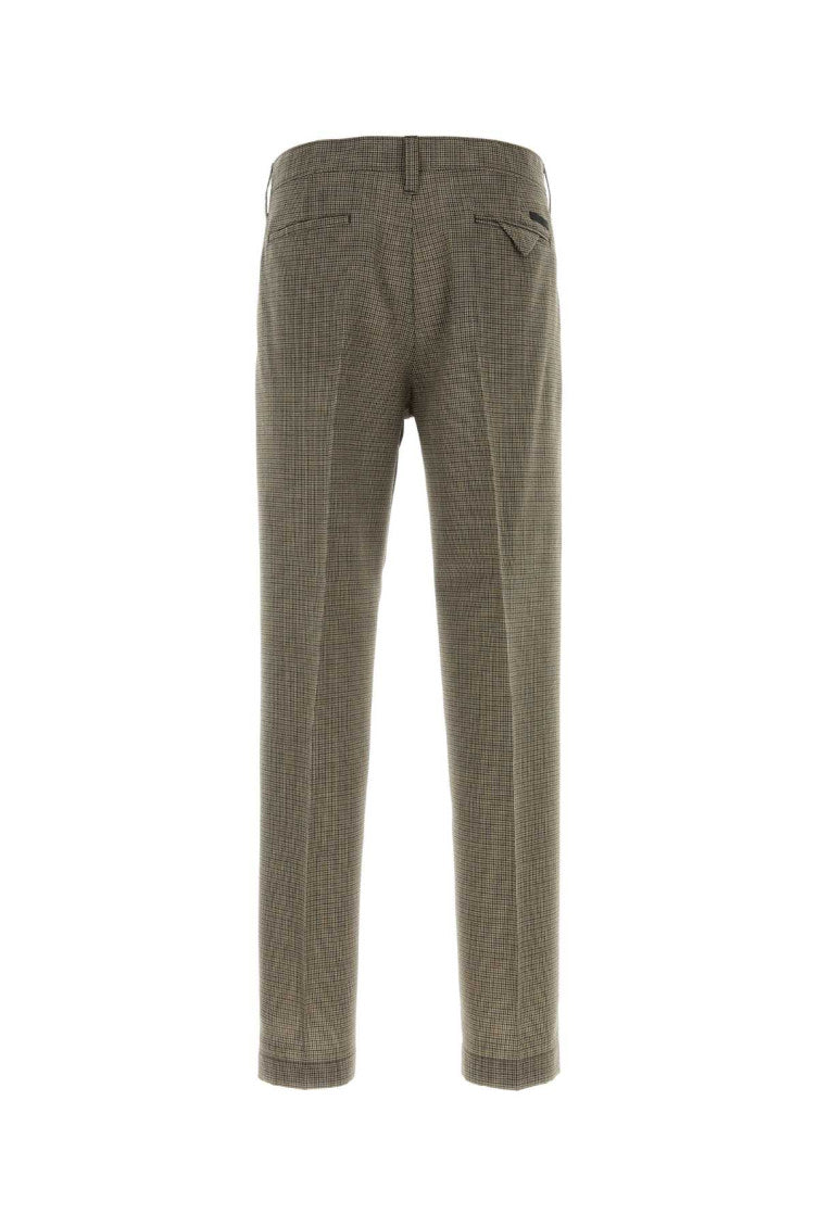 Olive Flat Front Pants 2