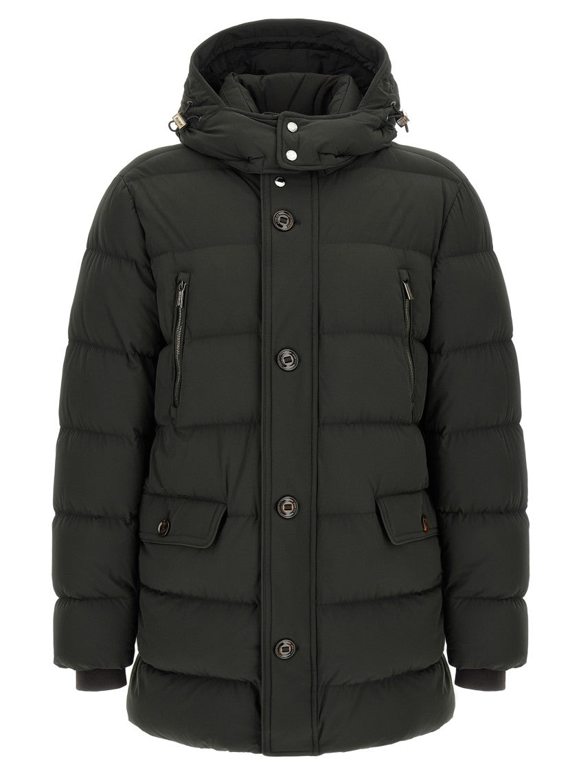 Dark Green Quilted Jacket 1
