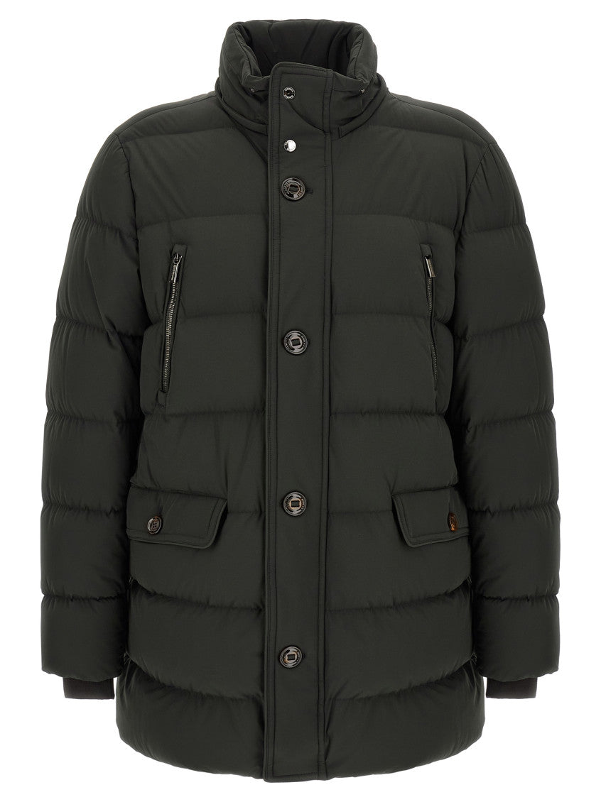 Dark Green Quilted Jacket 2