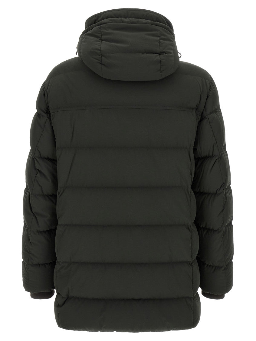 Dark Green Quilted Jacket 3