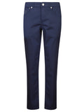 Blue Flat Front Trousers 1