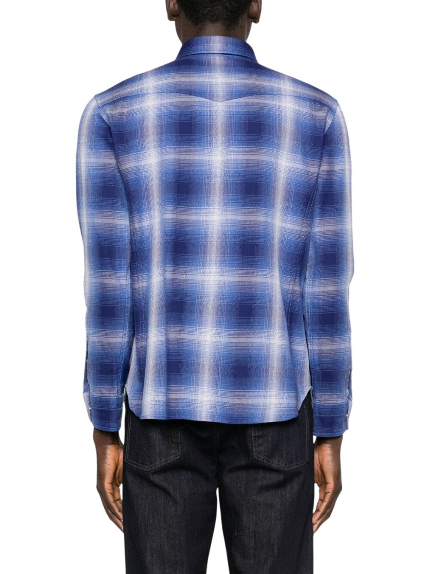 Blue Regular Check Shirt 2