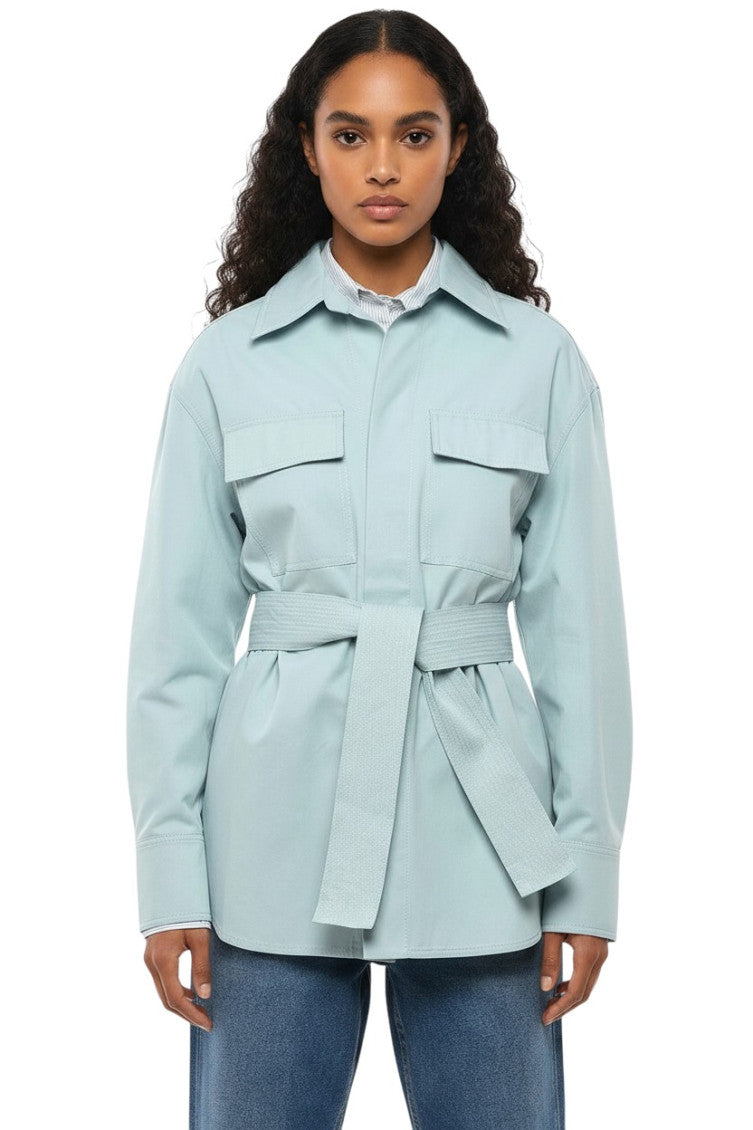 Sky Blue Relaxed Solid Shirt 1