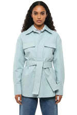 Sky Blue Relaxed Solid Shirt 1