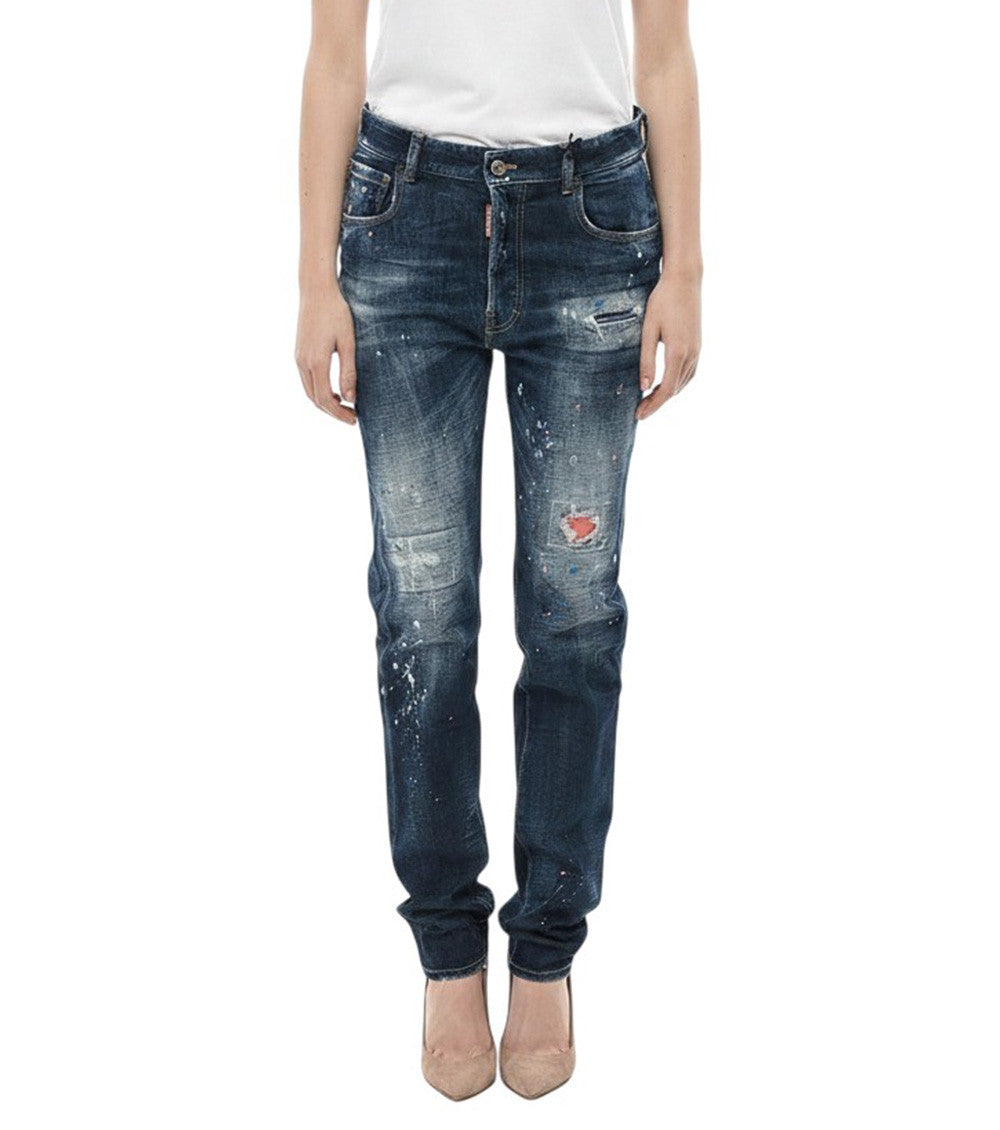Blue Regular Mid Rise Jeans 1