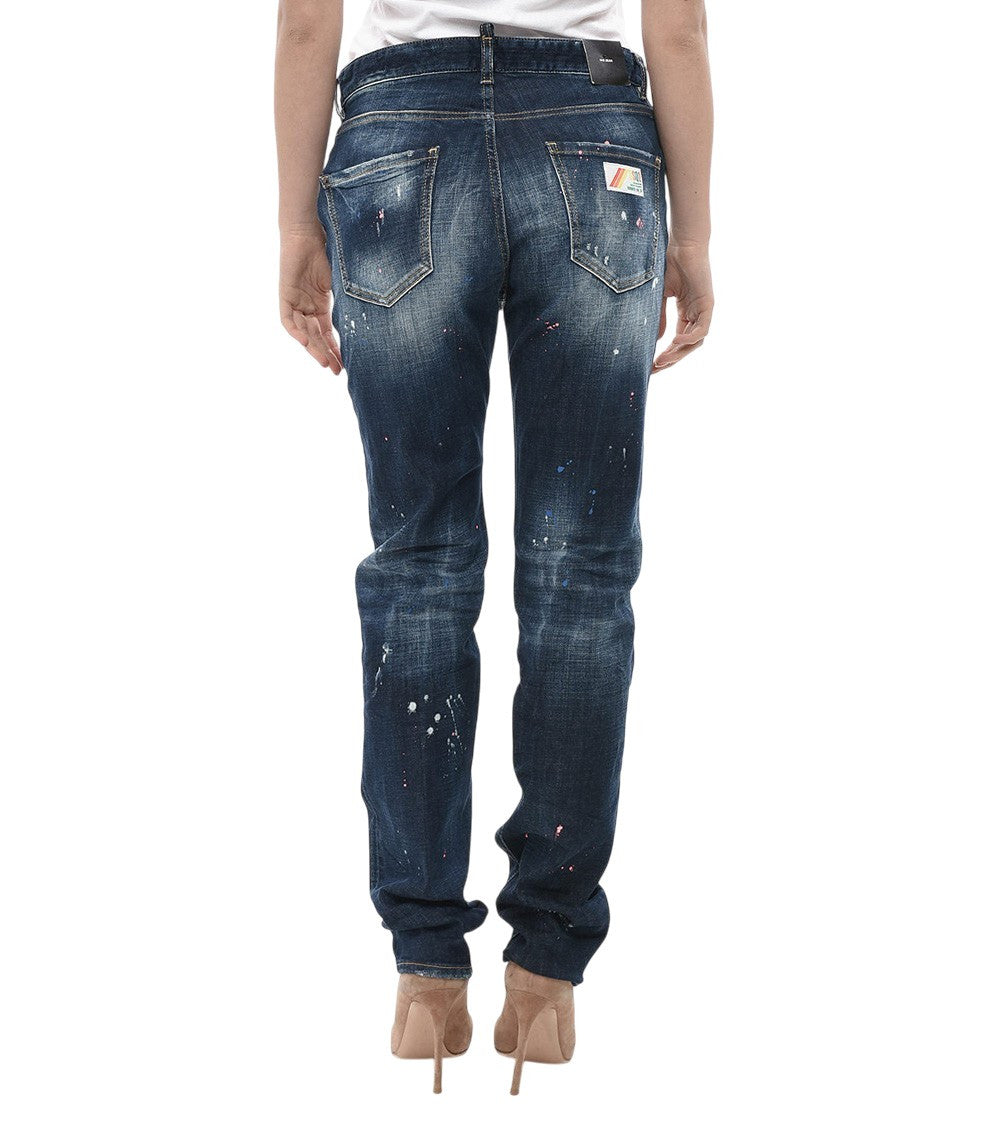 Blue Regular Mid Rise Jeans 2