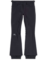 Black Flared Flat Front Pant 1