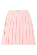 Pink Pleated Mini Skirt 1