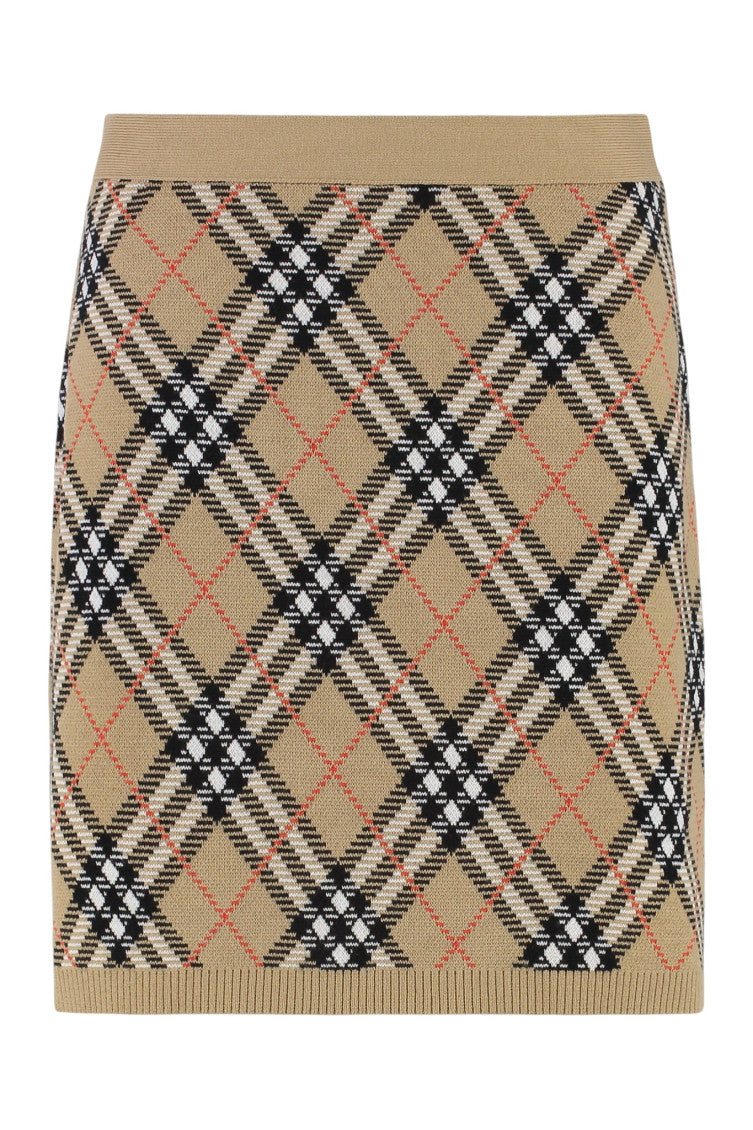 Multicolor Checks Mini Skirt 1