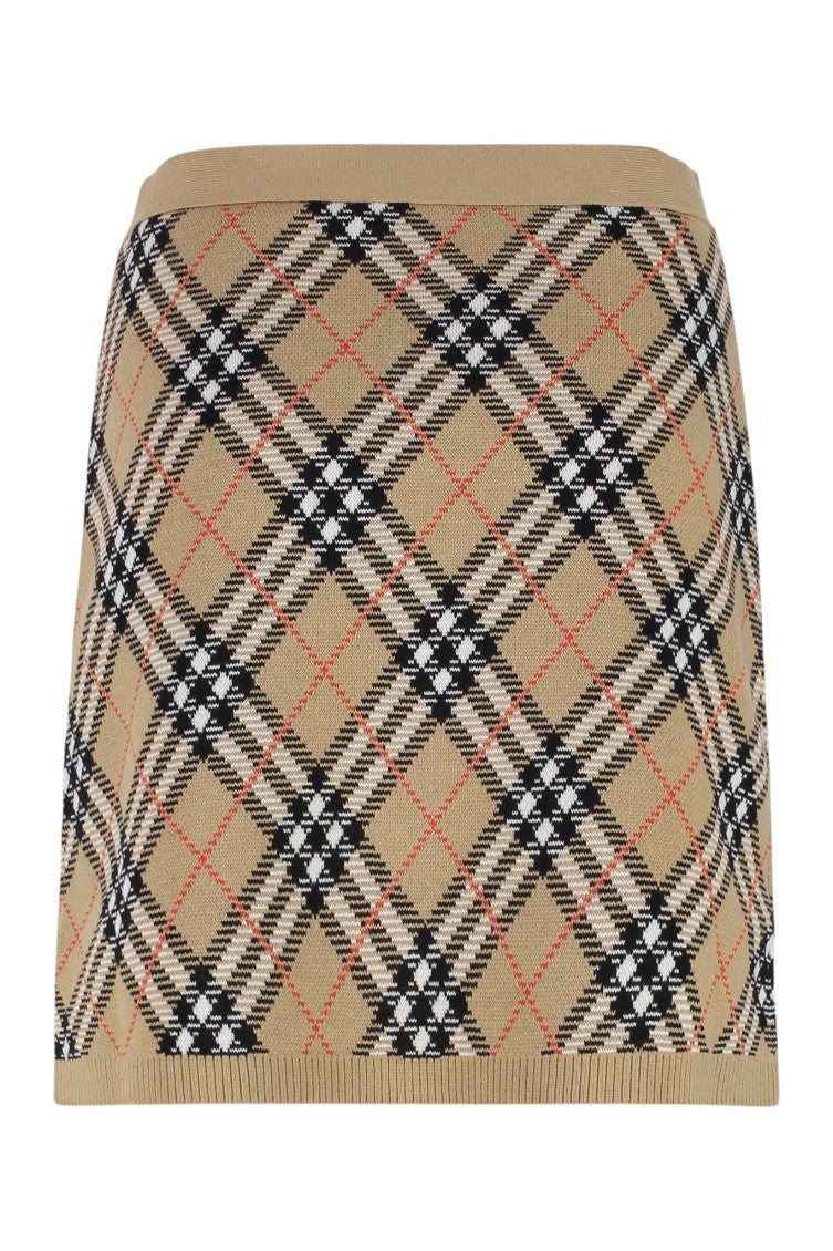 Multicolor Checks Mini Skirt 2