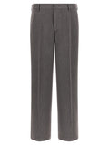 Dark Grey Flat Front Pants 1