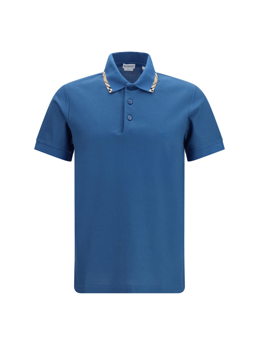 Blue Shirt Collar Polo 1