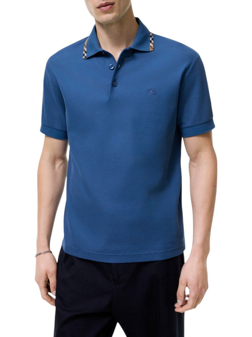 Blue Shirt Collar Polo 2