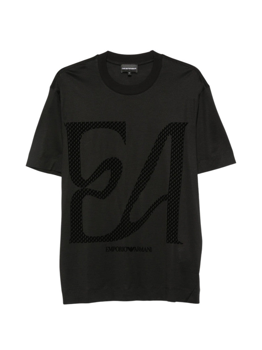 Black Crew Neck T-Shirt 1