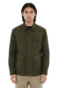 Green Shirt Collar Jacket 1