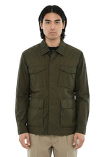 Green Shirt Collar Jacket 1
