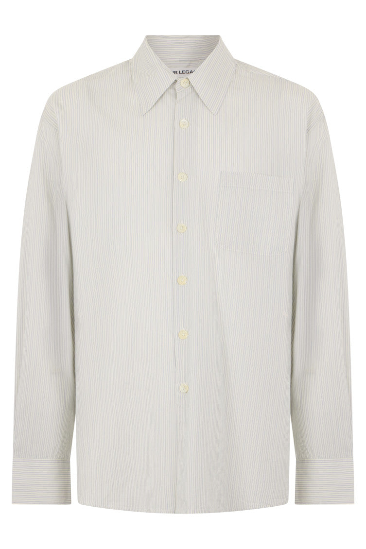 Off White Relaxed Stripes Shirt 1