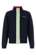 Navy Blue Logo Cardigan 1